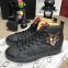 Gucci High Top Sneaker With Angry Cat Black 0