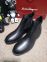 Zara Classic Leather Boots Black 1
