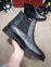 Zara Classic Leather Boots Black 2