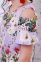 Жаккардовое платье с воланами на рукавах «Sugar-2» TessDress 1462 0