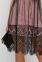 Платье-двойка с кружевом Есения TessDress цвет черны+пыльная роза 0