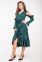 Нарядное шелковое платье изумрудного цвета Катрин It Elle 5137 0