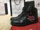 Gucci High Top Snake Embroidered Sneaker Black 0