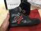 Gucci High Top Snake Embroidered Sneaker Black 2