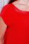 Стильное платье с кожей Lowa TessDress цвет красный 0