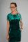 Платье свободного фасона Анет Dark-green TessDress цвет бутылочный 0
