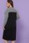 Платье Джоси-Б д/р черный-лапка м.черная Glem p51160 0