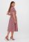 Платье Изольда-Б к/р розовый-черный горох с. Glem p57556 0
