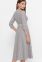 Платье Киана д/р клетка серый-розовый Glem p61081 0