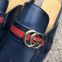 Gucci Princetown Leather Slipper with Double G Blue 0