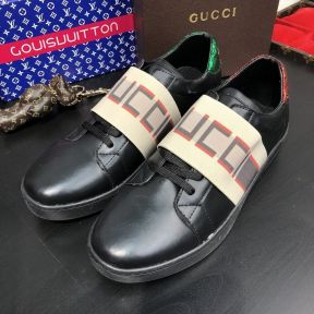 Gucci Stripe Sneaker Black