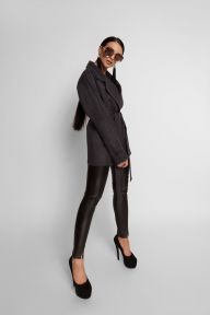 Укороченное облегченное пальто Jadone Fashion Скарлет