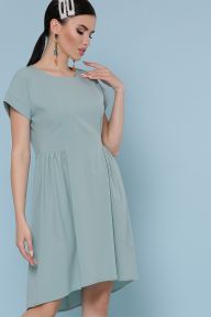 Платье Вилена к/р оливковый Glem p49332