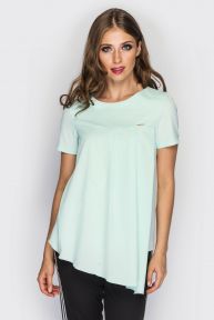 Ассиметричная блуза «Тиффани» TessDress цвет мята