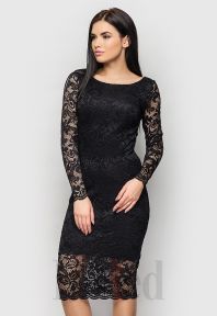 Платье VERONICA черное InRed 7364
