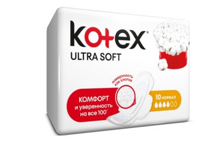 Гігієнічні прокладки КОТЕКС ультра Софт Нормал 10 шт