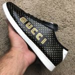 Gucci Falacer Sneaker Golden Stars Black