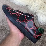 Gucci Ace Sneaker with GG Print Black