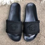 Сандалии Versace Slide Sandal Medusa Black