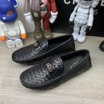 Gucci Moccasin Horsebit GG Black