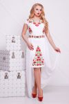 Фольклор платье Аркадия-Б б/р белый Glem p34026