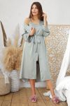 Халат Ирина оливковый Glem p60786