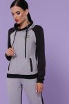 Костюм Стрит черный-серый Glem p49981