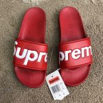 Supreme Slide Sandals Flip Flops Red