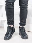 Мужские черные ботинки 6815-28 Dclub