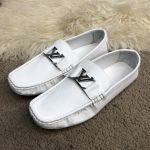 Louis Vuitton Moccasins Raspail White