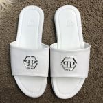 Philipp Plein Slide Sandals Accused White