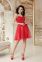 Платье Эмма б/р красный Glem p48224