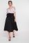 Юбка с высокой талией Skirt TessDress цвет черный