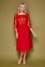 Платье Тифани д/р красный Glem p52207