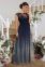 Платье Августина б/р синий Glem p56455